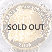 2016年ブリタニアセット（通称名：ブリタニア2016）6枚セット金貨 2016年 PCGS PR69-70DCAM